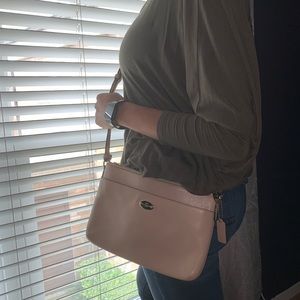 Coach Tan Crossbody w Wallet Insert